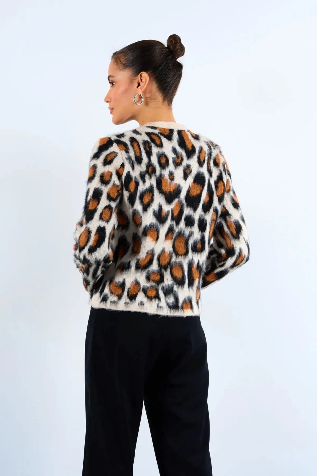 Leopard Print Cardigan